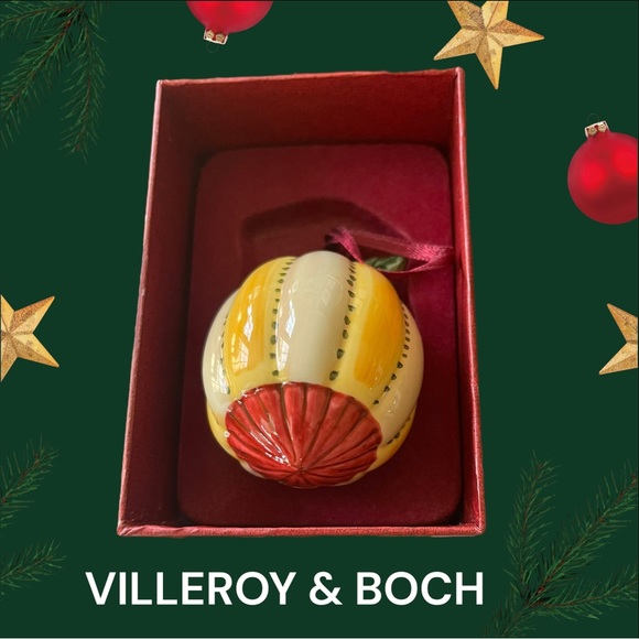 Villeroy & Boch Quince Porcelain Christmas Ornaments in original boxes - Picture 3 of 5